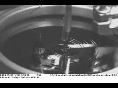 (고속카메라) Wafer 스핀코터 TEST 영상.(1000fps)