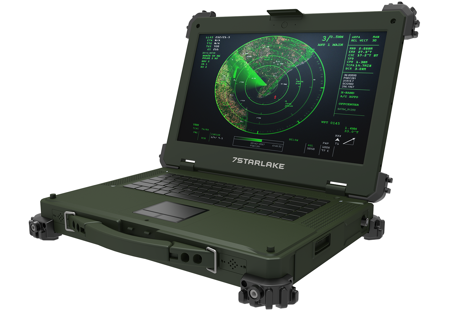 X7-Pro IP65 등급의 GPU 및 FPGA 기반 군용 노트북 